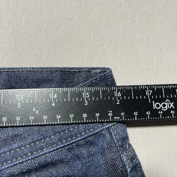 Naked & Famous Weird Guy Jeans Mens 32 Selvedge Denim Button Fly Indigo 32x33 - Picture 12 of 16